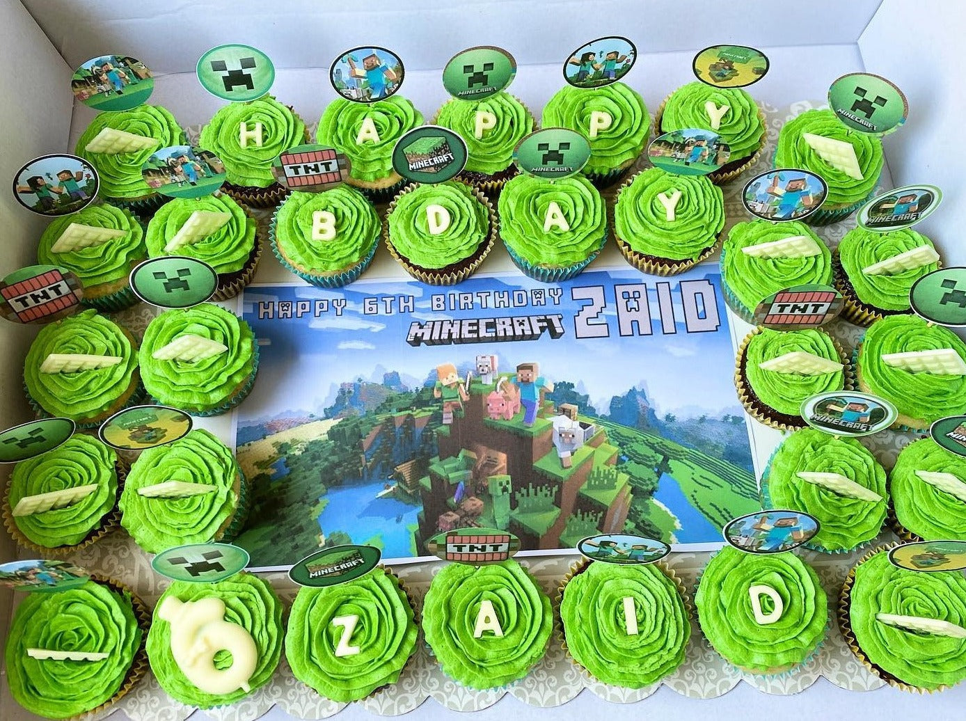 Minecraft Cupcakes