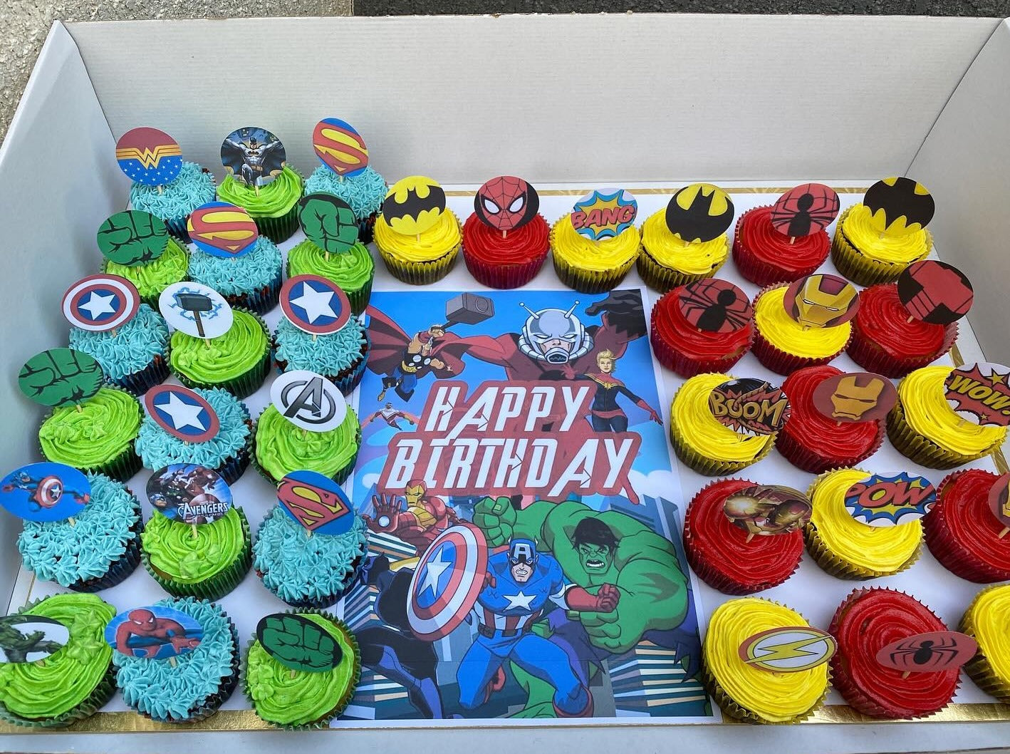 Avengers Cupcakes