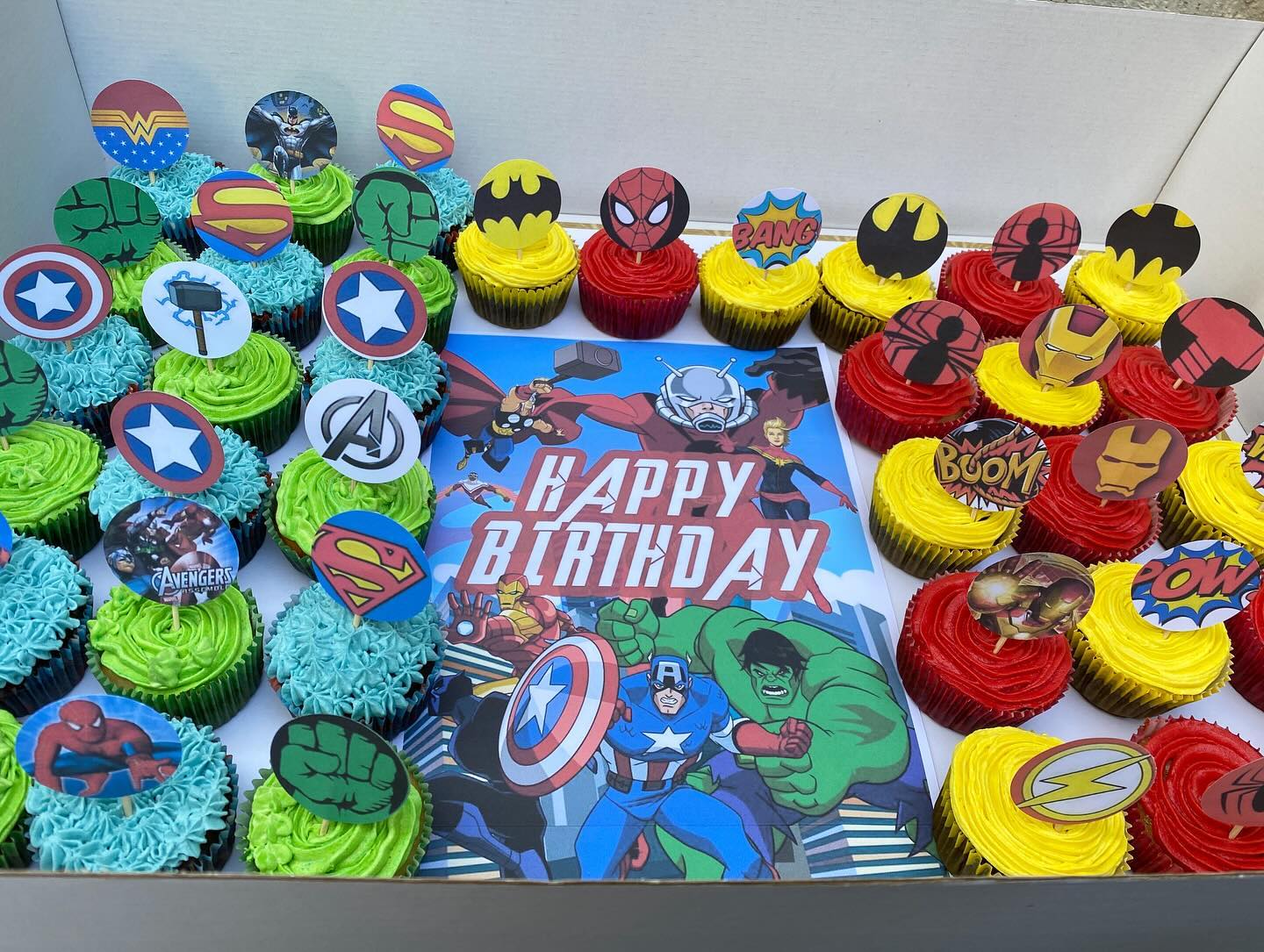 Avengers Cupcakes