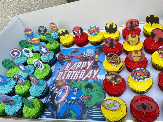 Avengers Cupcakes