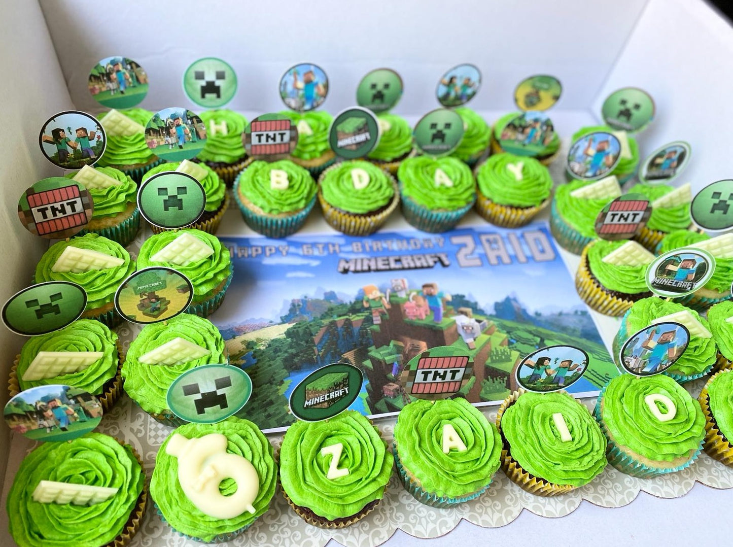 Minecraft Cupcakes