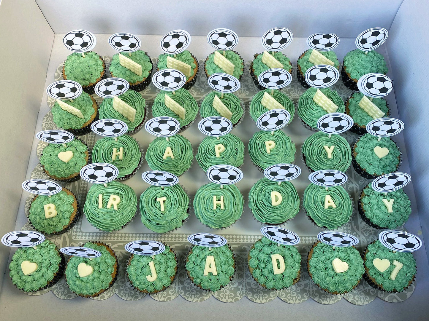 Football Cupcakes